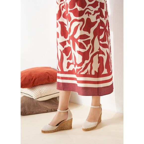 Viscata Estartit Canvas Espadrille Wedges, Size 39 (US 8.5) - Picture 2 of 9